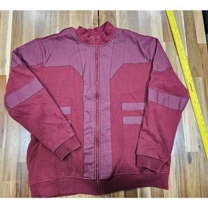 Guardians of the Galaxy Vol 2 Star Lord Chris Pratt Maroon Jacket Sz Medium EUC